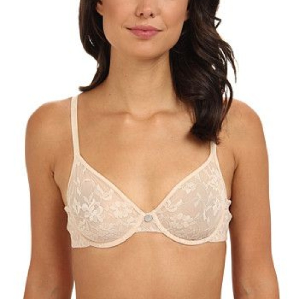 Dkny Signature Floral Lace Women Bra Size 34B